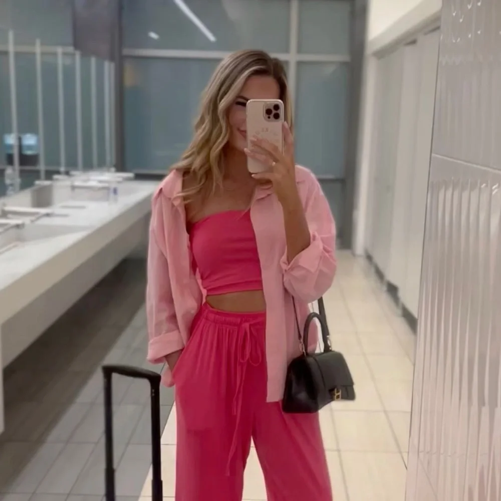 Esther Open Back Linen Shirt - Picture 1 of 1